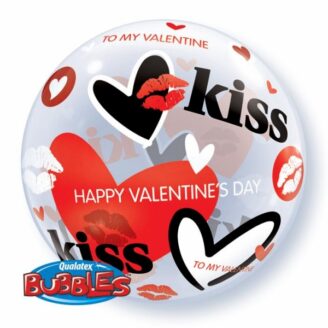 Bubble Μονό Happy Valentine Kiss 56 εκ