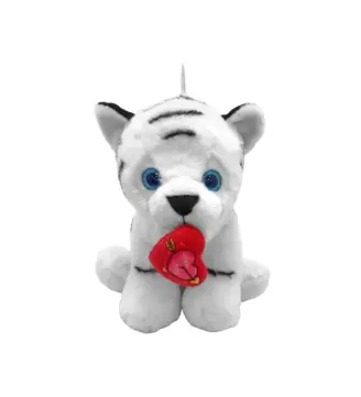 Τίγρης Λούτρινο με Καρδιά 30cm